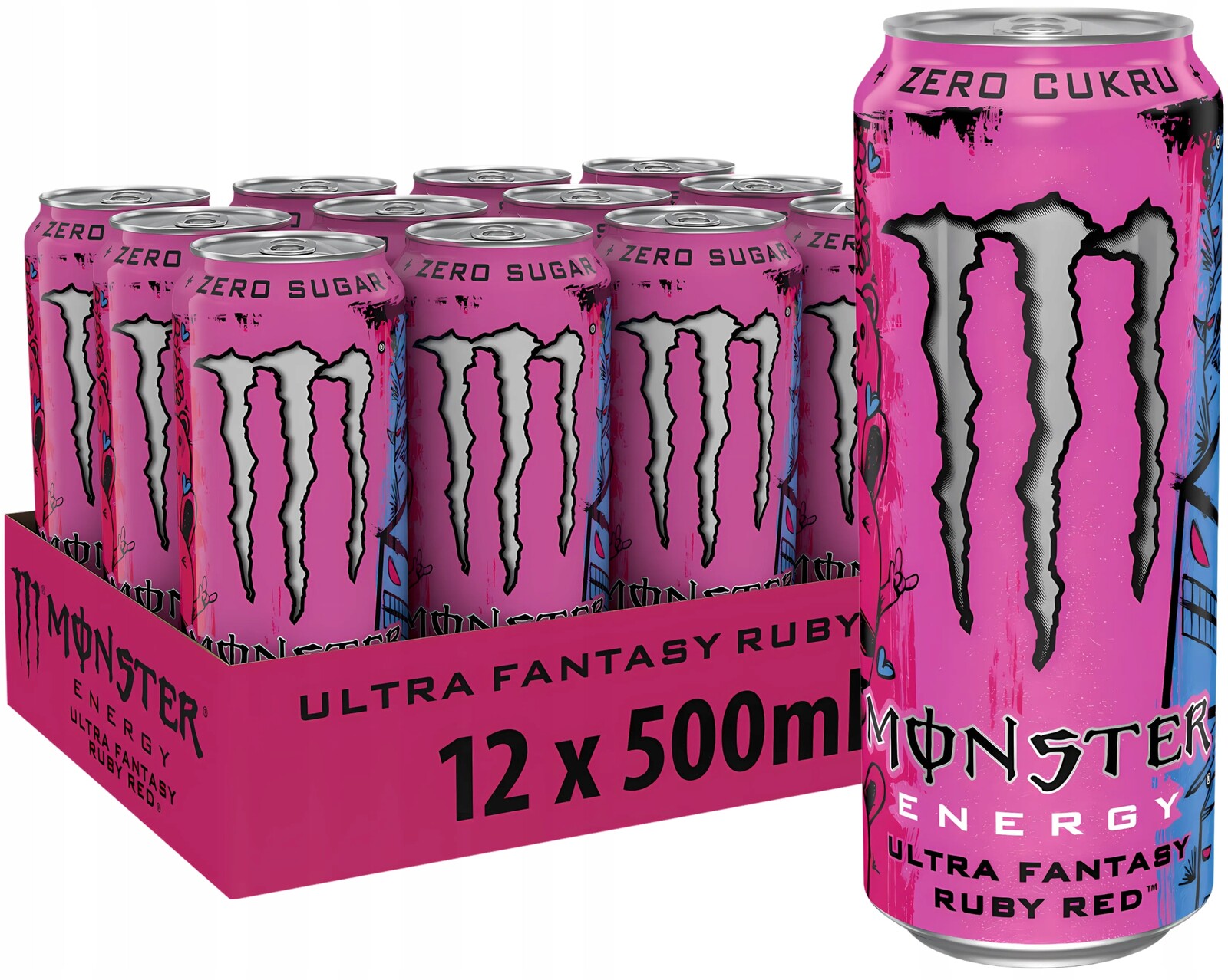 Monster Ultra Fantasy Ruby Red 12×0,5l