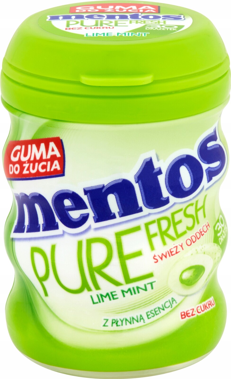 Mentos Pure Fresh Lime Mint Žvýkačka bez cukru 60g x 6ks