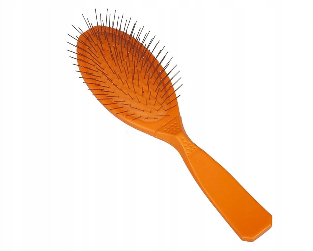 Kartáč Pin Brush velký (M) oranžový, měkký Madan's