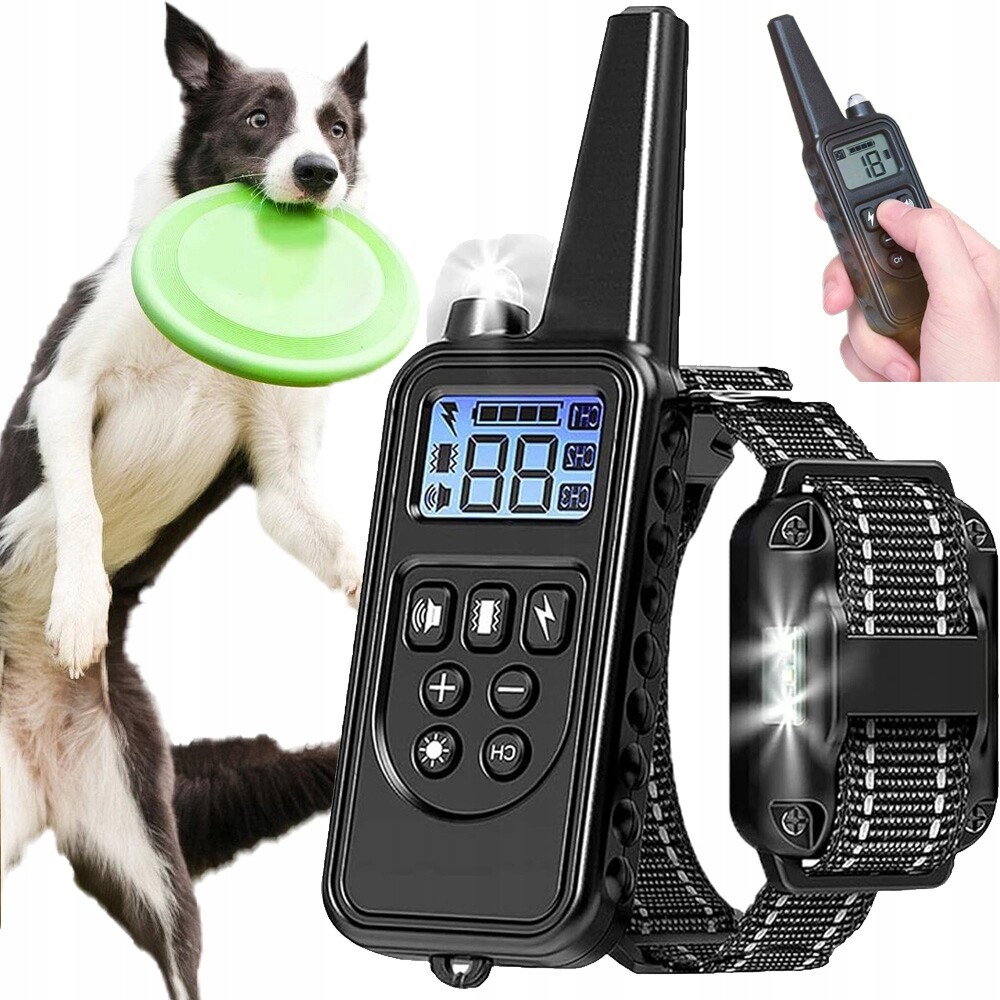 Elektrický Výcvikový Obojek Pro Psy, Obojek Pro Výcvik Psů Usb 800 M