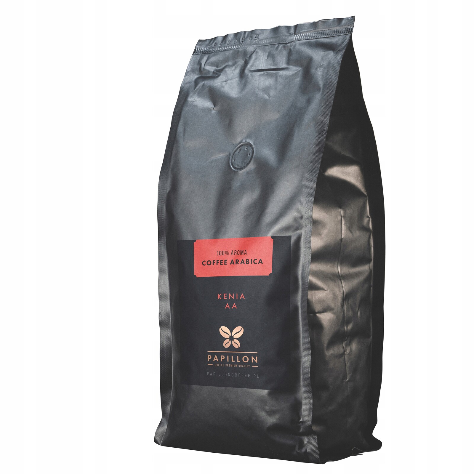 Káva zrnková Arabica Papillon Coffee Káva Keňa Aa 1kg