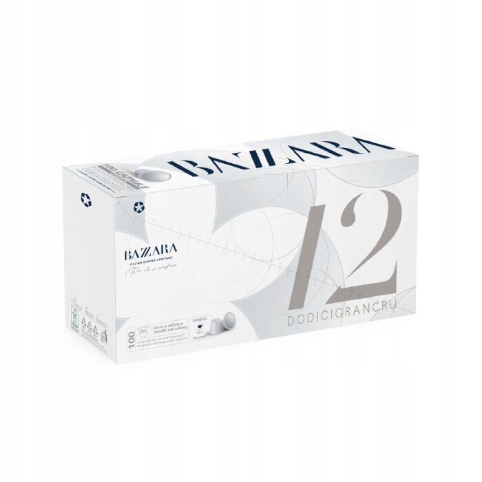 Káva v kapslích Bazzara Dodicigrancru kapsle Nespresso 100 ks