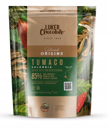 Kakao hořká čokoláda kakao min. 85% Tumaco 2,5 kg Fino de Aroma