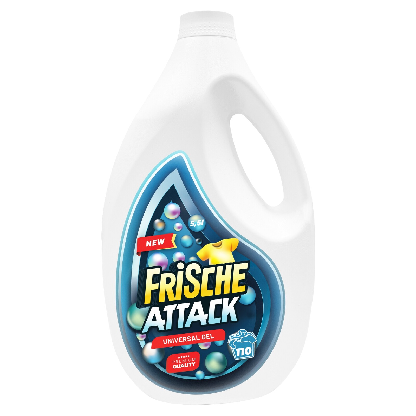 Frische Attack Universal Gel pro praní všech tkanin Univerzální Vystačí
