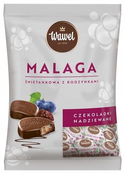 Čokolády Malaga Wawel 1kg