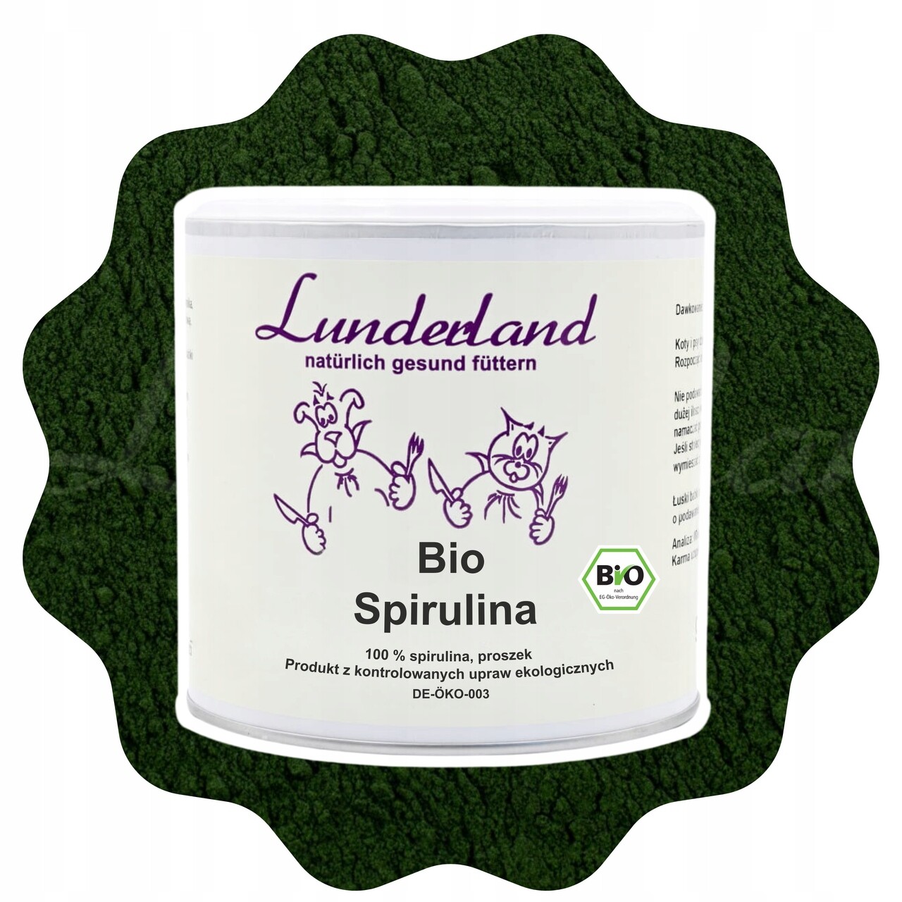 Přírodní Spirulina Lunderland Ekologický Zdroj Bílkoviny Bohatý Na Vitamíny