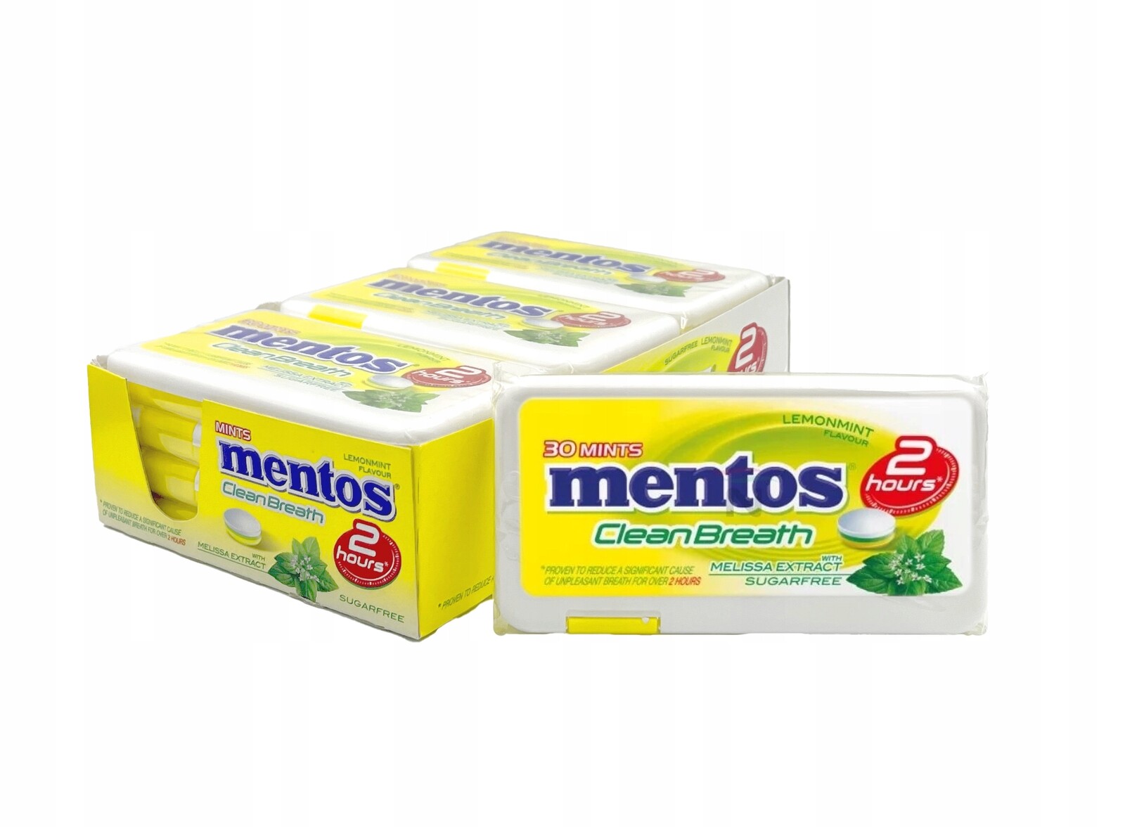 Mentos Clean Breath Lemon Mint 12x21g Rodinné balení 12 Kusů Cytirna