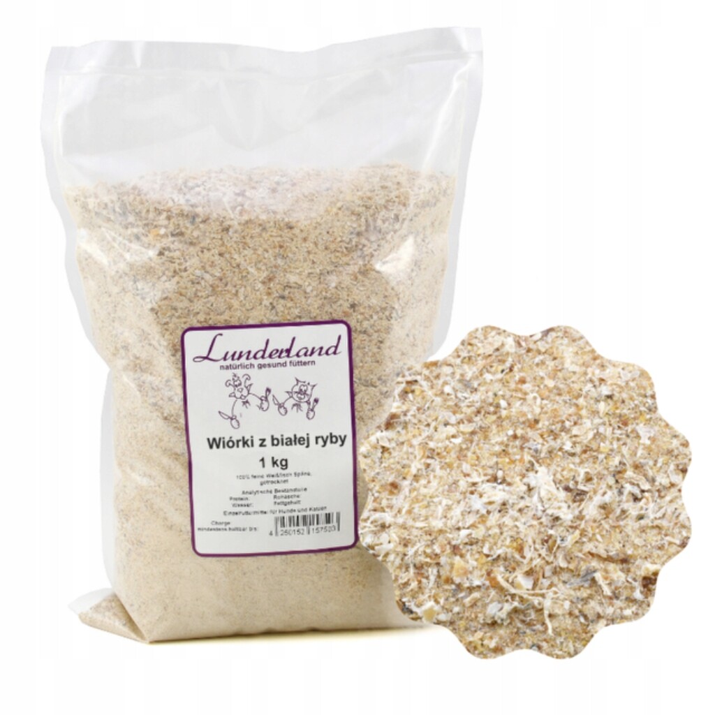 Lunderland Hobliny z ryb Protein Omega kyseliny Aktivita Velká kapacita Chuť