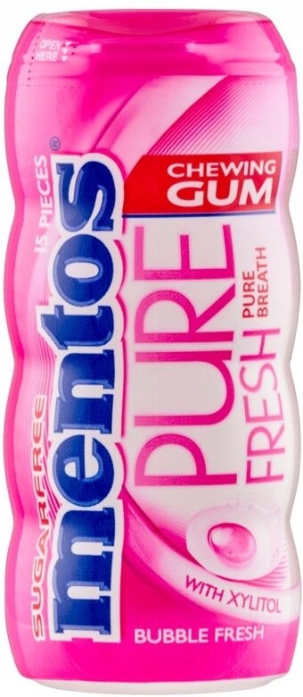 Mentos Pure Fresh Bubble Fresh žvýkačka 10ks x 30g