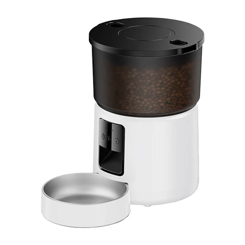 Inteligentní Dávkovač na krmivo Rojeco 3 l Wifi Pro Kočky Psa Bílý