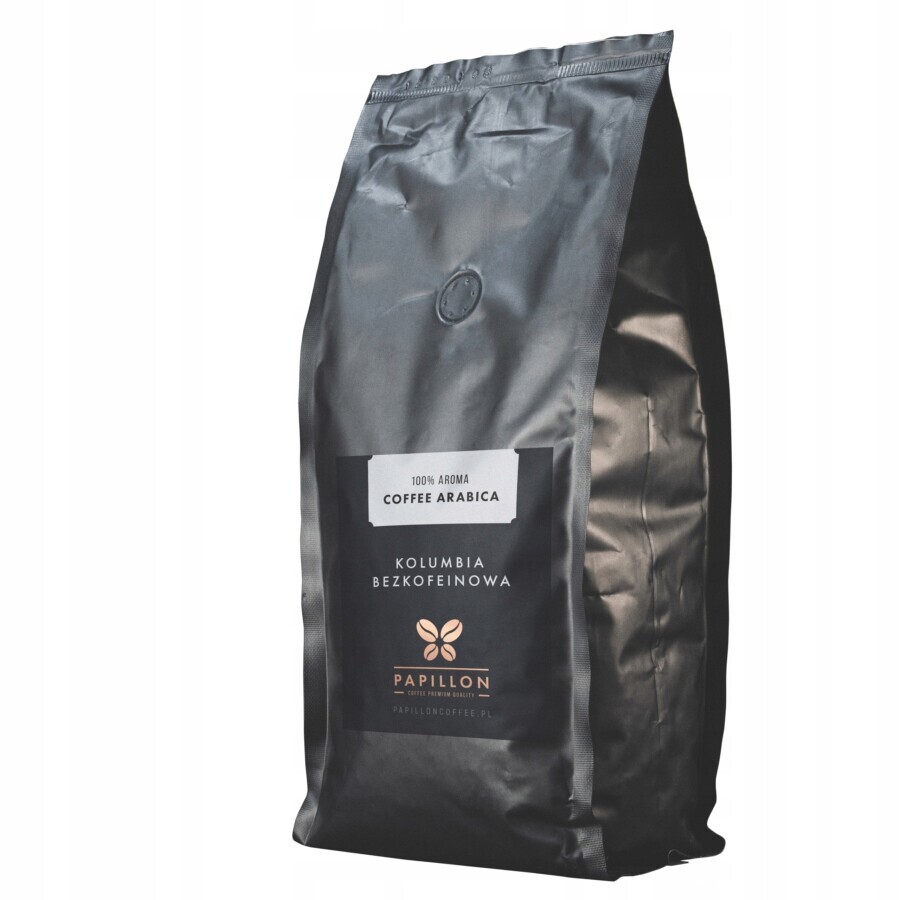 Káva zrnková Arabica Papillon Coffee Bez Kofeinu Kolumbie 0,5kg