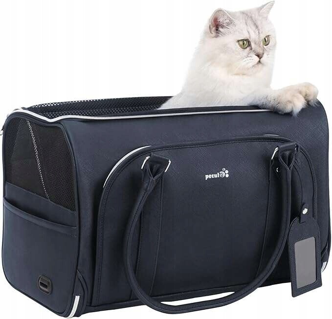 Přepravní taška pro domácí zvířata Barva Námořnická modrá 43x31x29 Cm