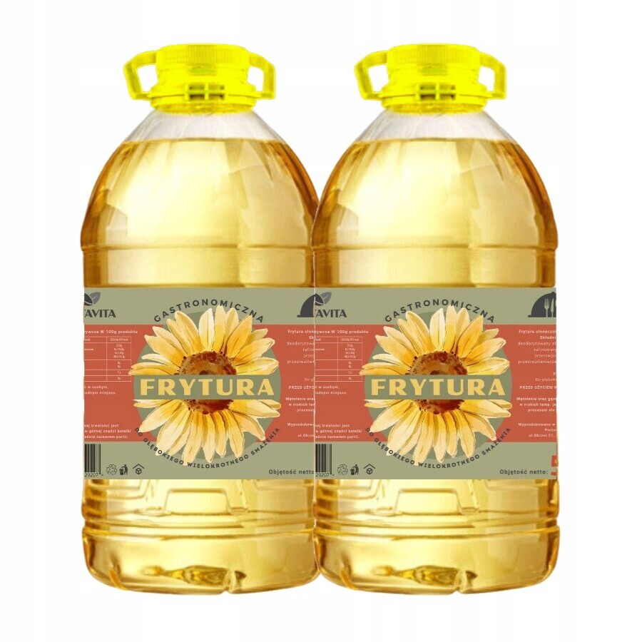 Sada 2 x Slunečnicová gastronomická fritéza 10 l