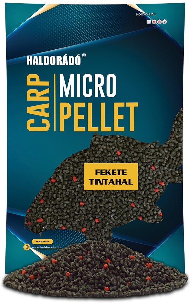 Haldorádó Pelety Carp Micro Pellet 2,5mm 600g - Černá chobotnice