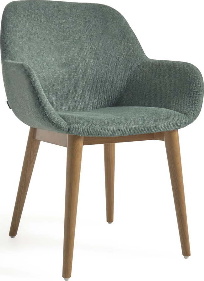 Zelená jídelní židle Kave Home Konna