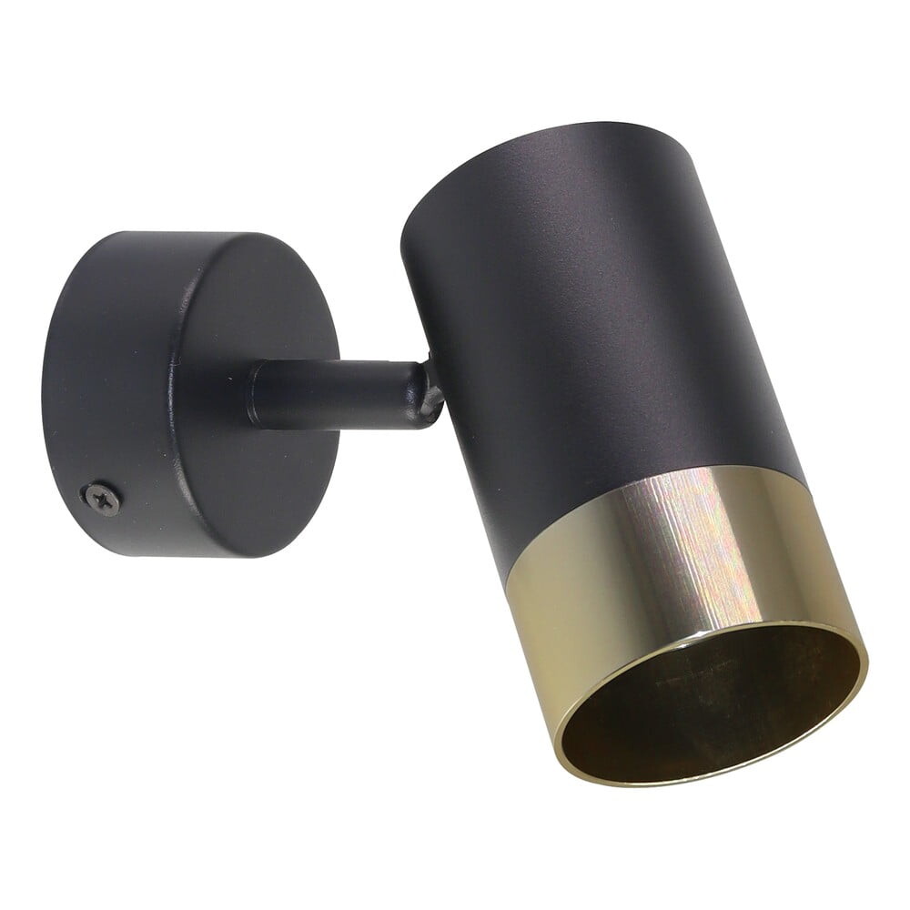 Nástěnné svítidlo v černo-zlaté barvě Tobi – Candellux Lighting