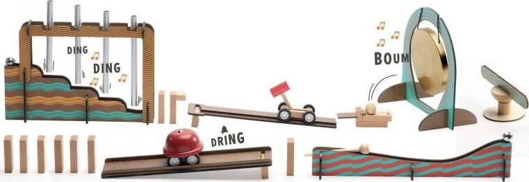 Dřevěná dráha Djeco Zig Go