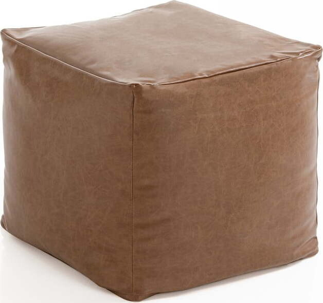 Hnědý sedací puf Tomasucci Soko, výška 45 cm