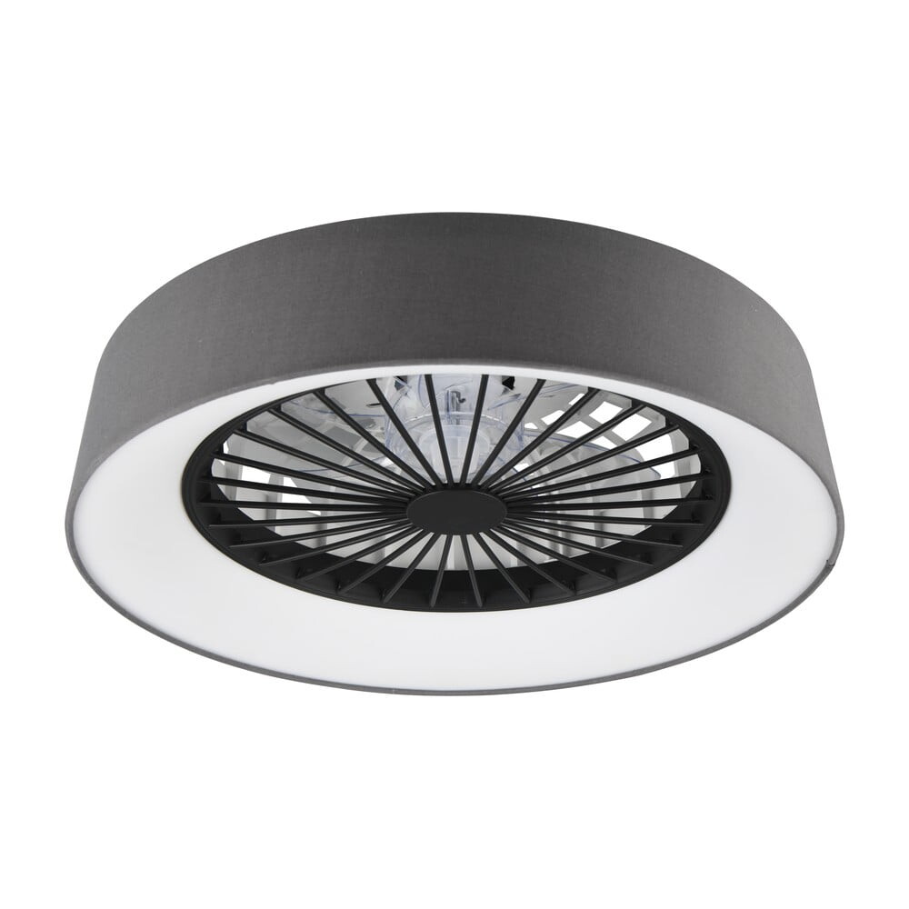 Šedé LED stropní svítidlo Farsund – Trio