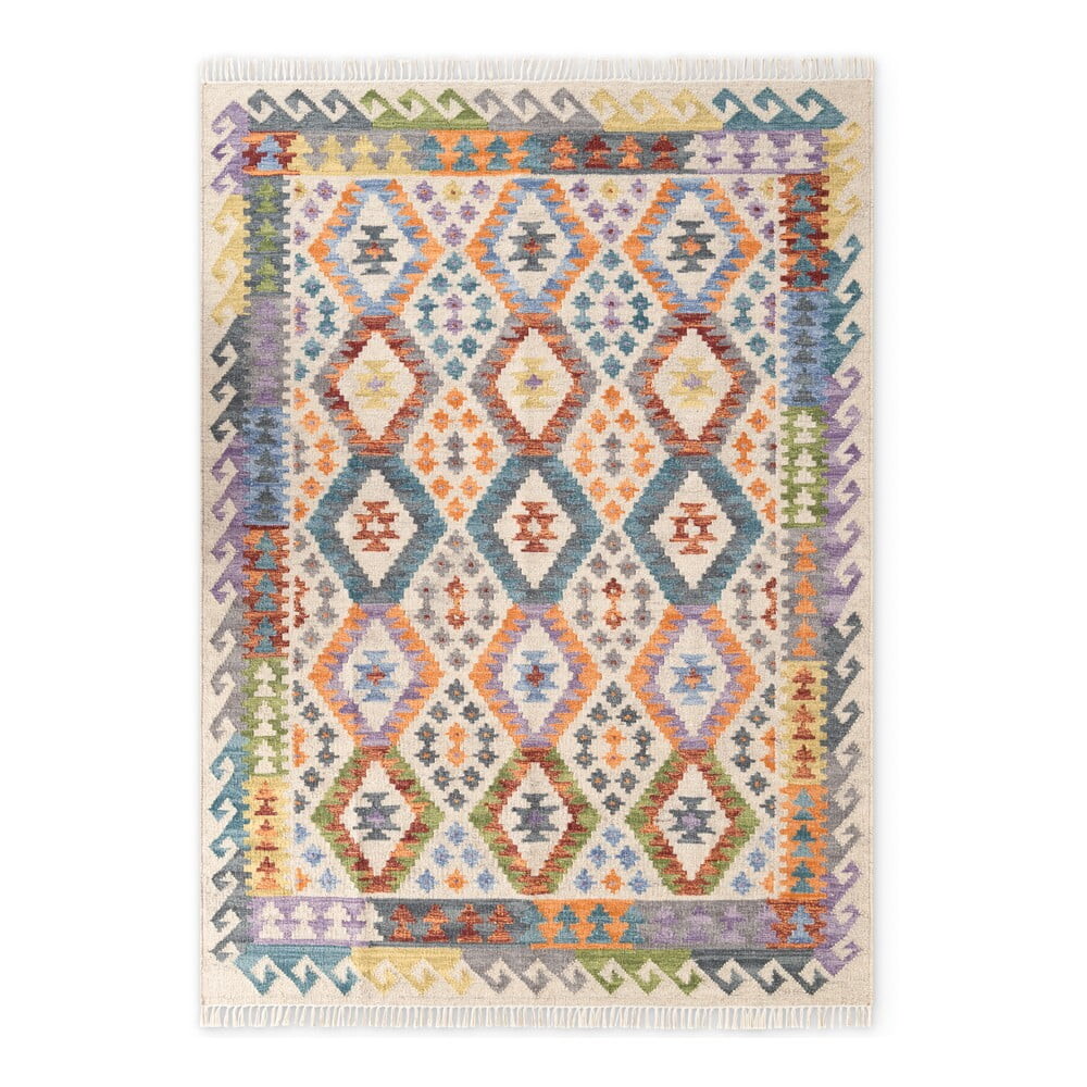 Oboustranný ručně tkaný vlněný koberec 120x170 cm Kamal Oasis – Nouristan