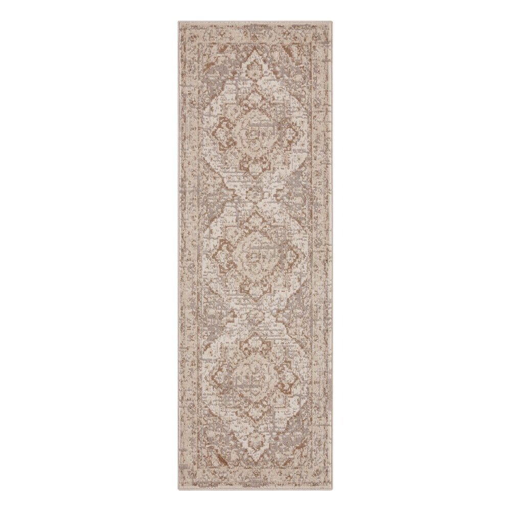 Béžový/krémový běhoun 80x200 cm Terrain Designer Sand – Hanse Home