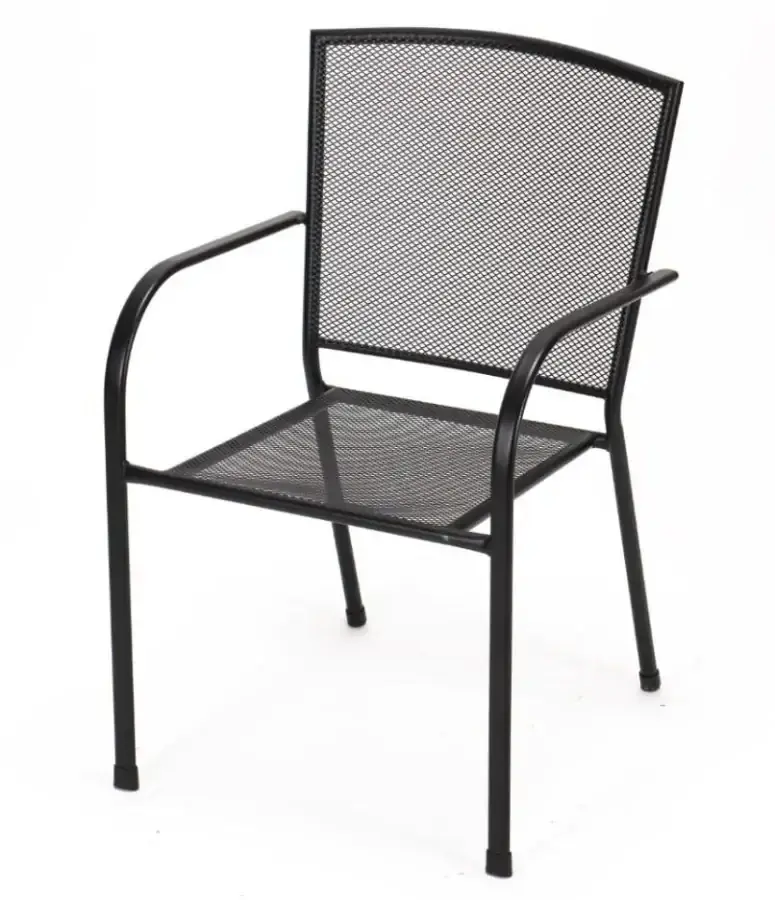 Casarredo Zahradní kovové křeslo REVIR černé
