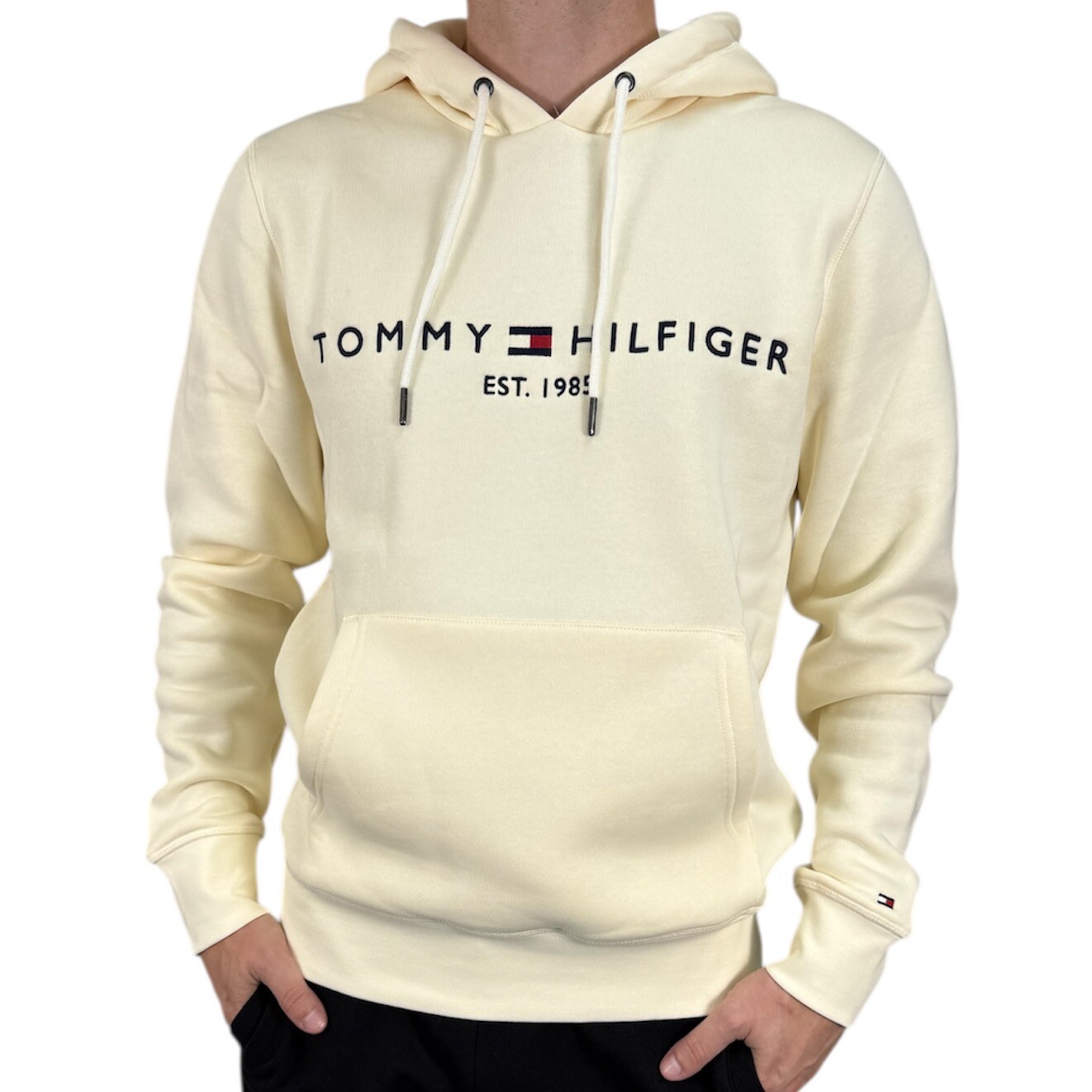 TOMMY HILFIGER TOMMY LOGO HOODY Pánská mikina XXL MW0MW11599AEF