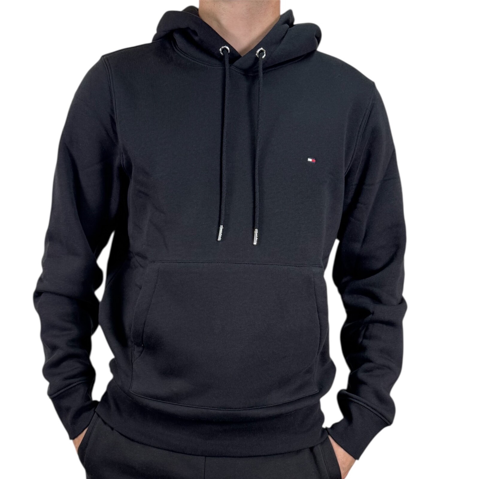 TOMMY HILFIGER CLASSIC FLAG HOODY Pánská mikina XXL MW0MW33632BDS