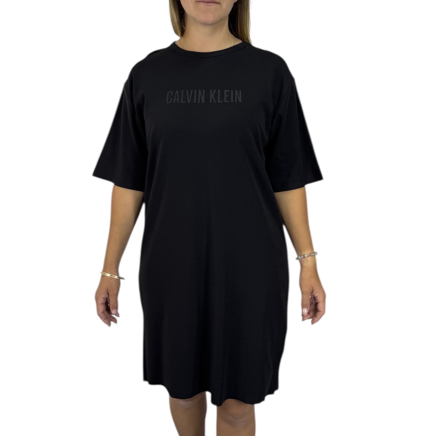 Calvin Klein S/S NIGHTSHIRT Dámské šaty na spaní XL 000QS7126EUB1