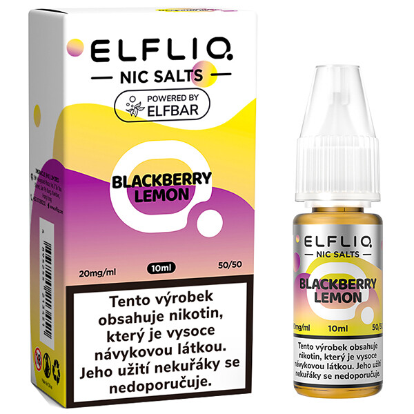 Liquid Elfliq Nic Salt 10ml Blackberry Lemon 20mg/ml