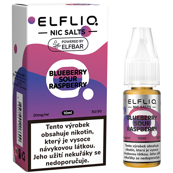 Liquid Elfliq Nic Salt 10ml Blue Sour Raspberry 20mg/ml