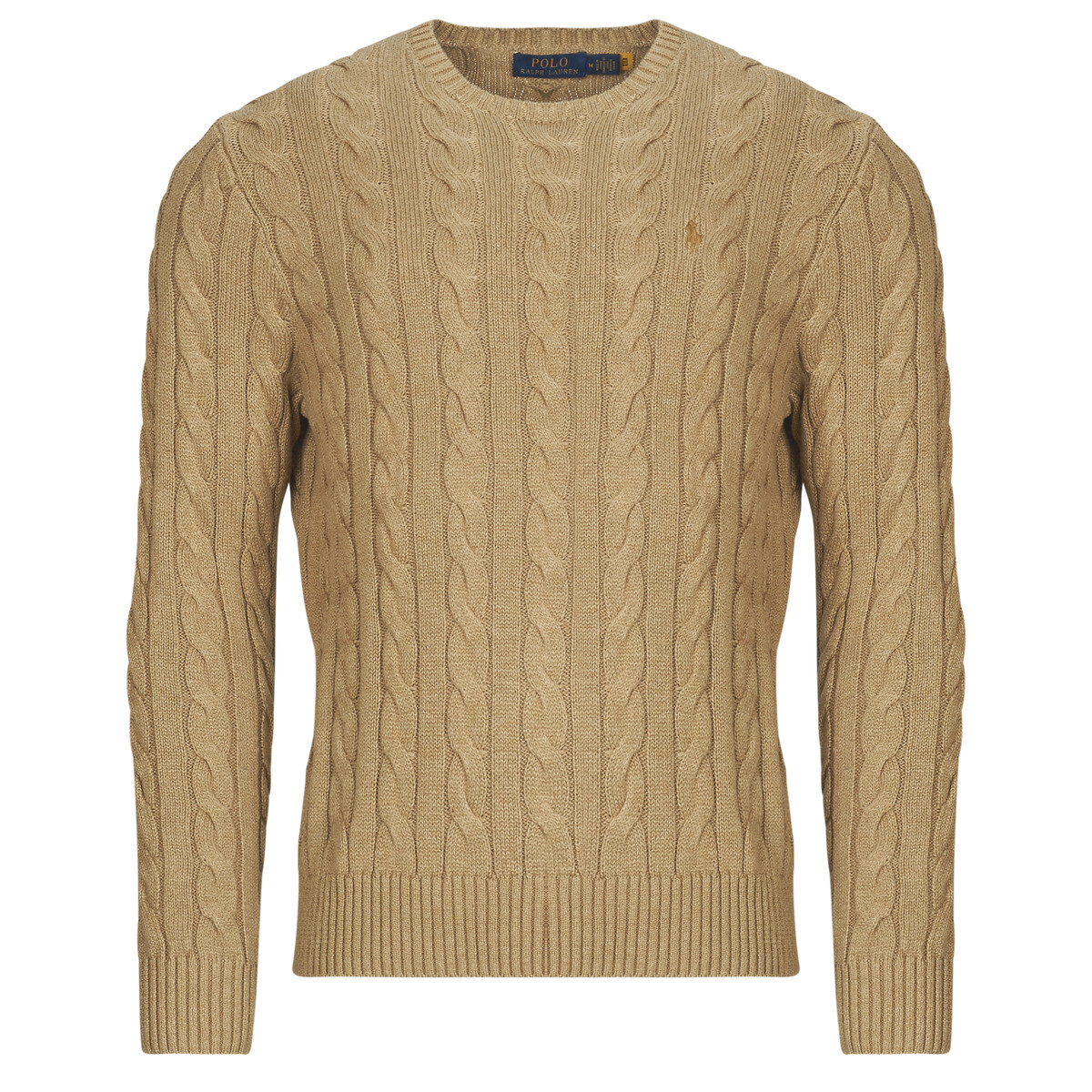 Polo Ralph Lauren  PULL COL ROND MAILLE TORSADEE  Béžová