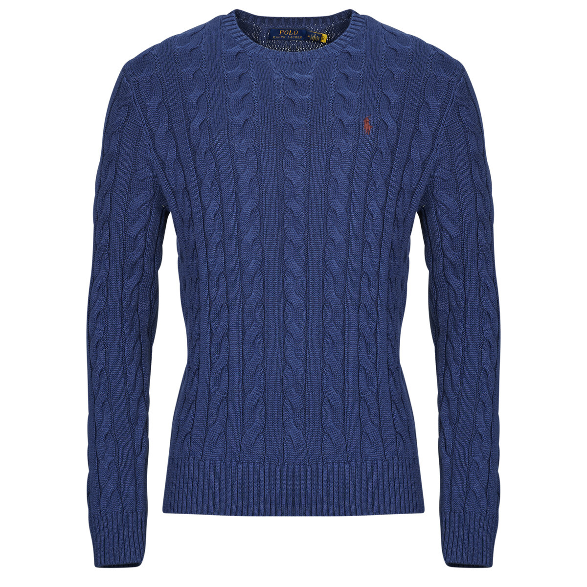 Polo Ralph Lauren  PULL COL ROND MAILLE TORSADEE  Modrá