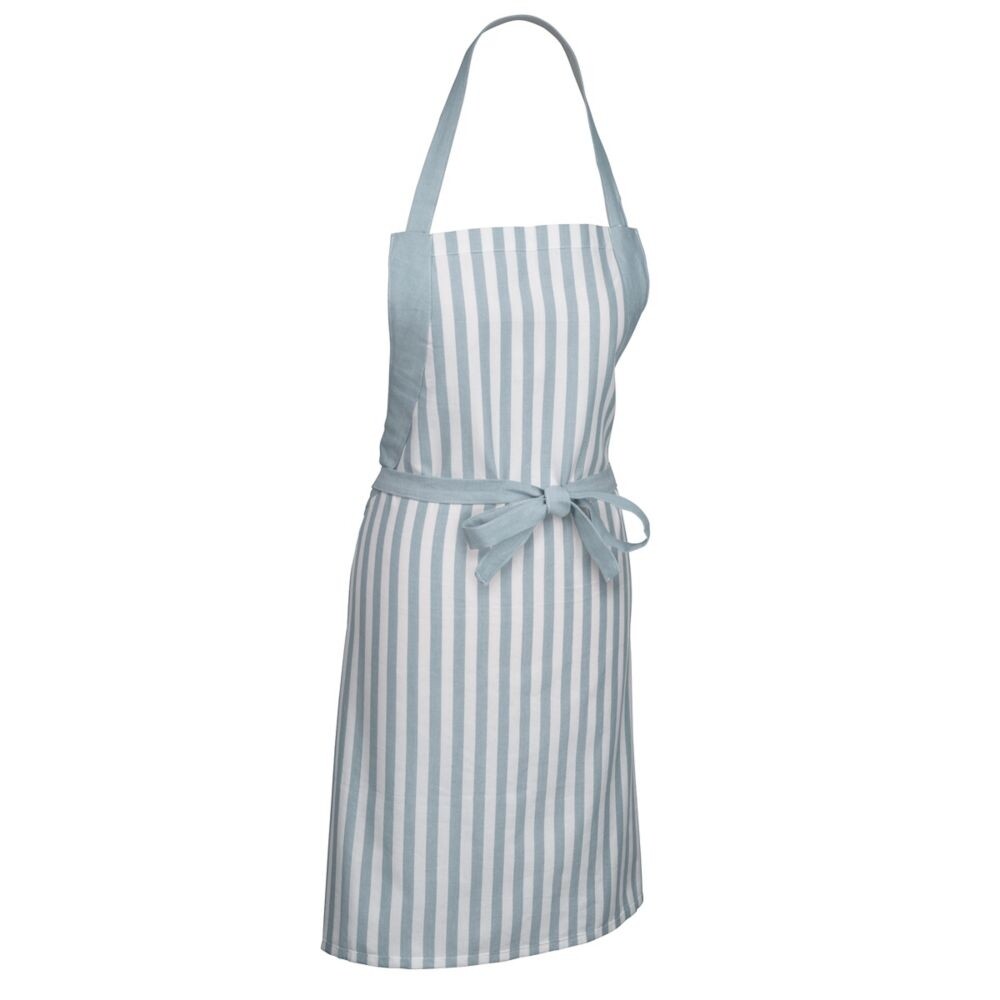 KELA Zástěra Caja 55% bavlna/45% bambus světle modrá 80x67 cm KL-12876