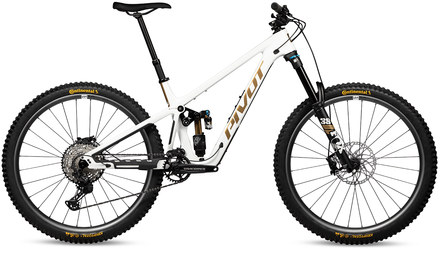 Celoodpužené kolo Pivot FireBird Ride SLX/XT Barva: White Gold, Velikost: S