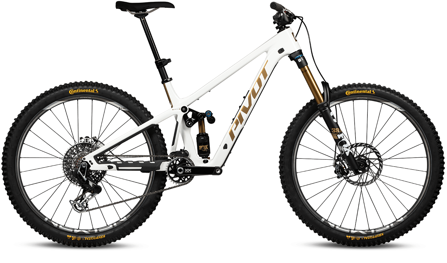 Celoodpružená kolo Pivot FireBird Team XX Eagle Transimission Barva: White Gold, Velikost: S