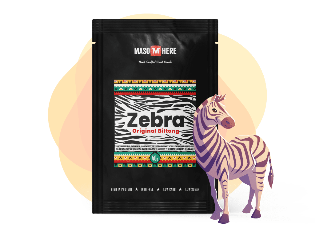 Maso Here Zebra Biltong 40g