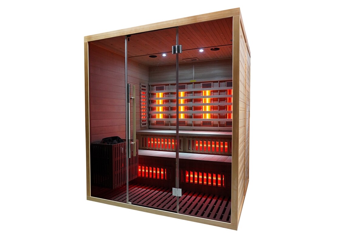 Kombinovaná sauna Marimex UNITE XXL + saunová kamna (FSC)