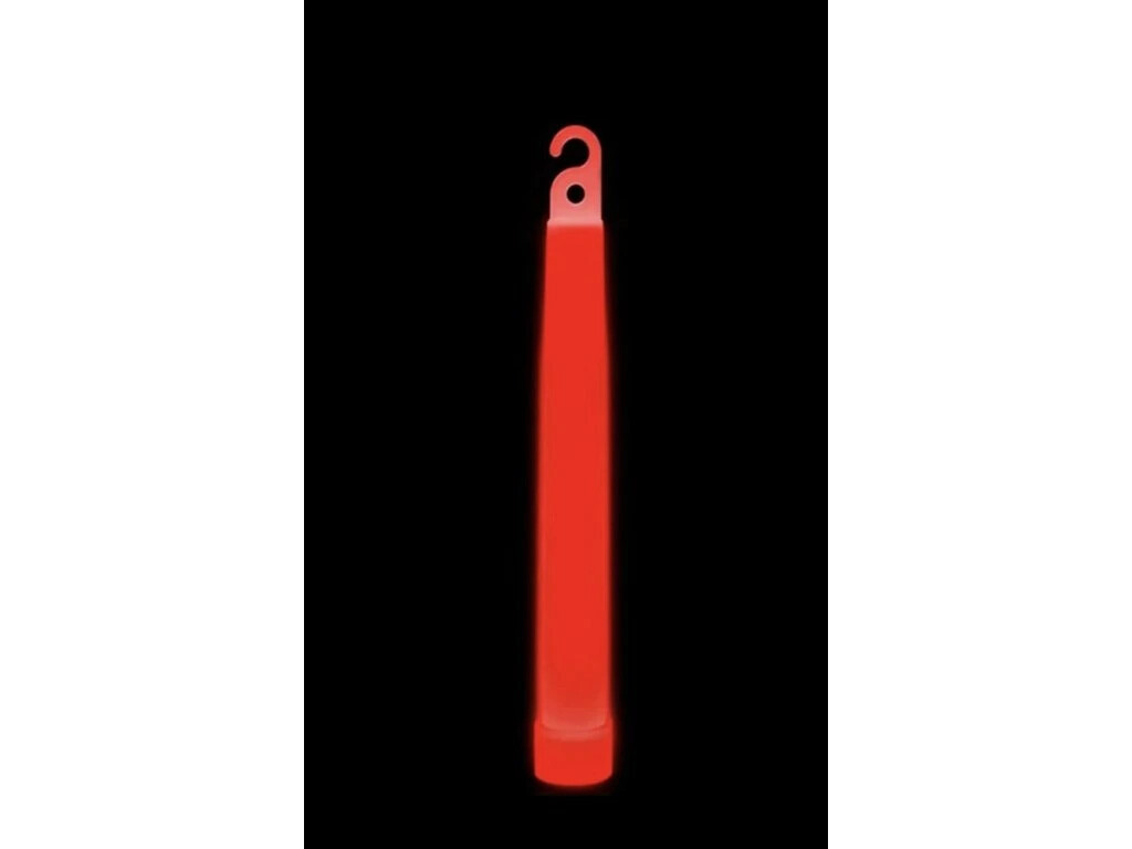 Svítící tyčinka Lightstick 15x1,5 cm - červená