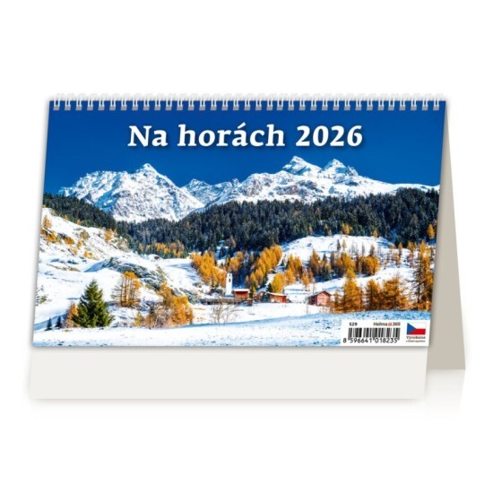 Helma 365 Stolní kalendář 2026 - Na horách – 14denní - S29-26 - Helma 365 Příroda Příroda 10