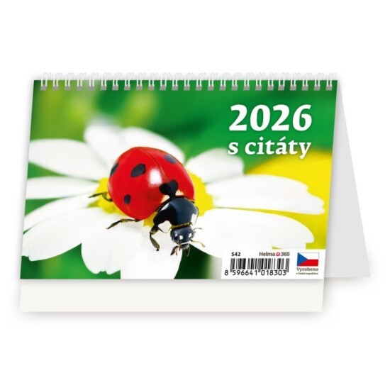 Helma 365 Stolní kalendář 2026 - Týdenní 
