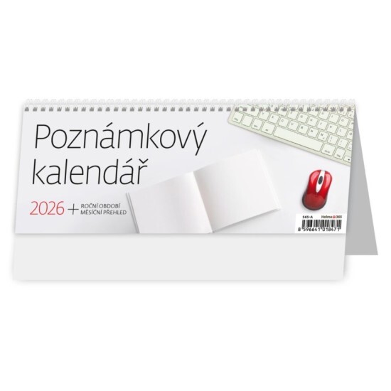 Helma 365 Stolní kalendář 2026 - Poznámkový kalendář - S65-26-A - Helma 365 Pracovní Pracovní 10