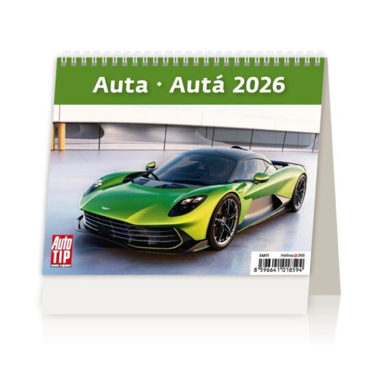 Helma 365 Stolní kalendář 2026 - MiniMax Auta - SM11-26 - Helma 365 Auta Auta 10