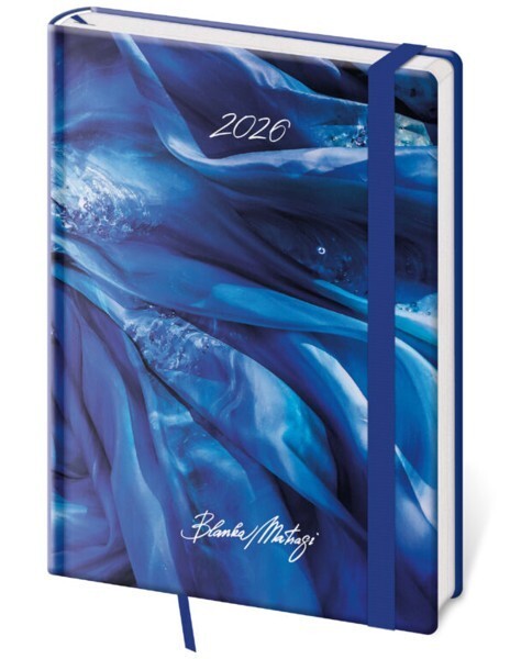 Helma 365 Týdenní diář A5 Vario s gumičkou - Matragi Blue - DV423-33-26