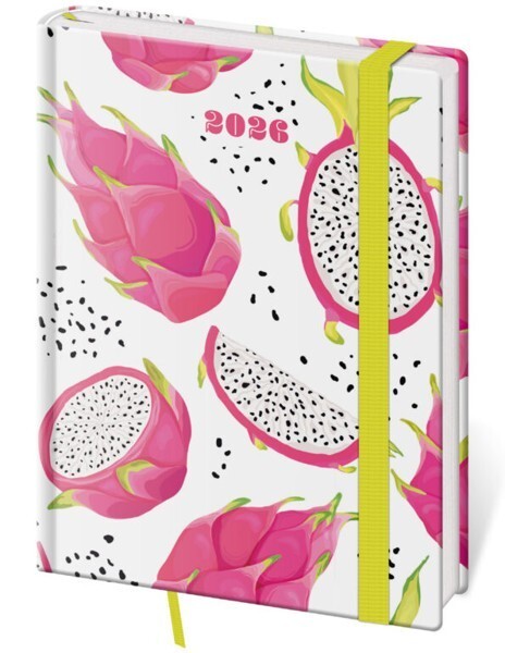 Helma 365 Týdenní diář B6 Vario s gumičkou - Pitaya - DV433-21-26