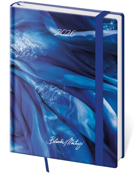 Helma 365 Týdenní diář B6 Vario s gumičkou - Matragi Blue - DV433-33-26