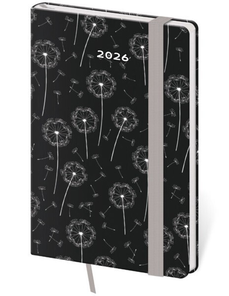 Helma 365 Týdenní diář kapesní Vario s gumičkou - Dandelion - DV436-26-26
