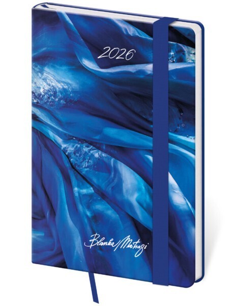 Helma 365 Týdenní diář kapesní Vario s gumičkou - Matragi Blue - DV436-33-26