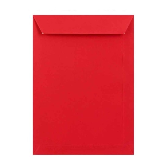 Envelopes Ltd. Barevná obálka C4 - červená - LCC4BR