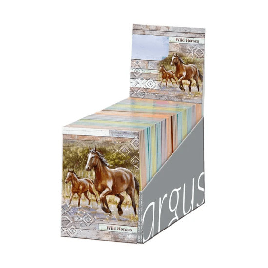 Argus Trhací zápisník 9 x 12 cm - Wild horses - 1111-0414